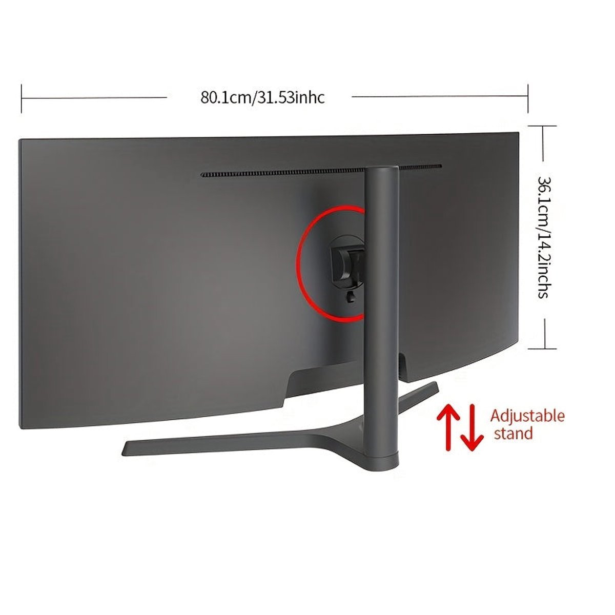 Ultrascherpe Ultrascherpe Monitor – Curved Scherm – Ultrawide Display – Gaming Monitor – Kantoor Monitor – 34 Inch – Uwqhd 3440X1440 – 165Hz Verversingssnelheid