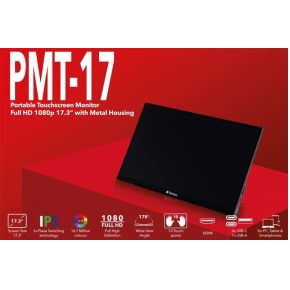 PMT-17 17.3" Full HD Touchscreen Portable IPS Monitor - afbeelding 4