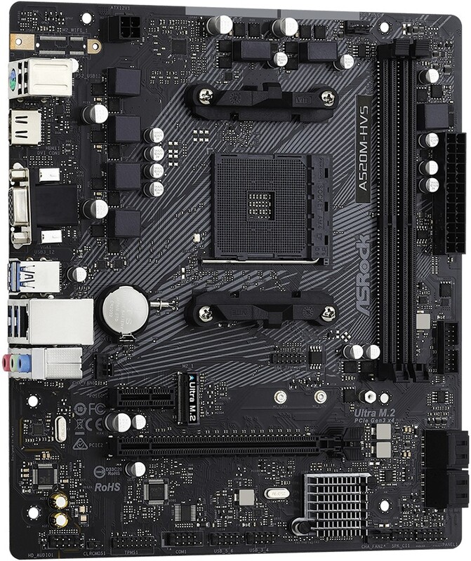 Asrock a520m hvs 2 orig - ASRock A520M-HVS Moederbord