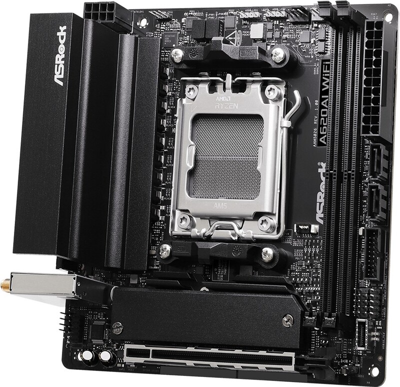 Asrock a620ai moederbord wifi amd ryz 3 orig - ASRock A620AI WiFi Moederbord