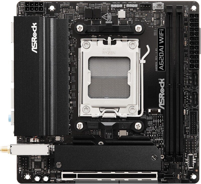 Asrock Asrock A620Ai - Moederbord - Wifi - Amd Ryzen - Mini-Itx