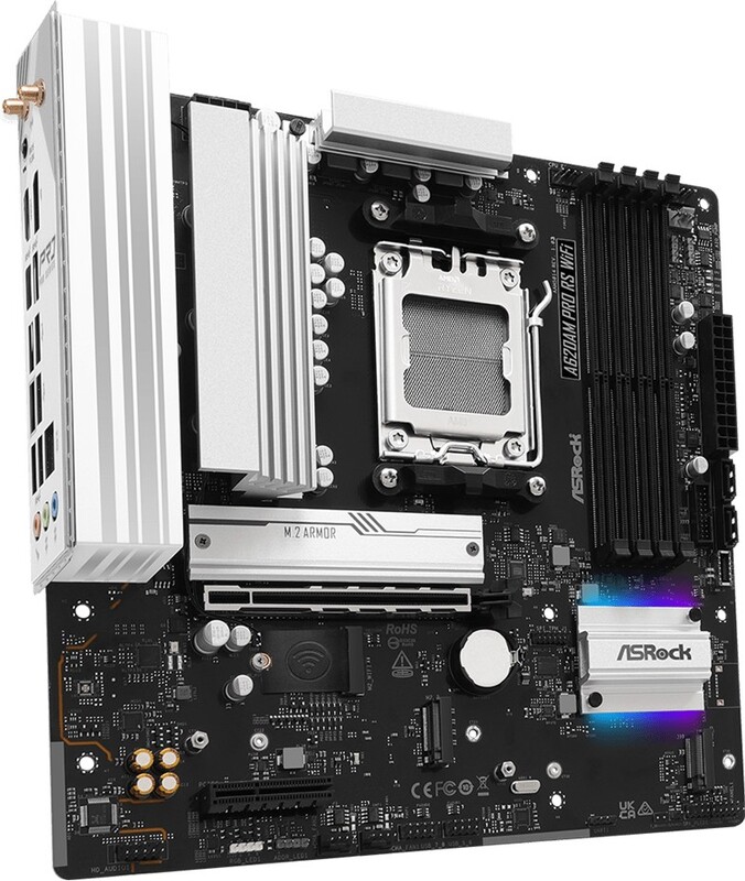 Asrock a620am pro rs wifi moederbord 2 orig - ASRock A620AM Pro RS WiFi Moederbord