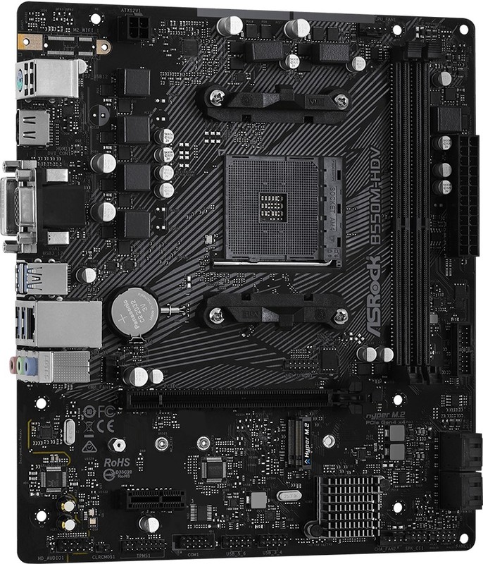 Asrock b550m hdv moederbord micro atx 2 orig - ASRock B550M-HDV Moederbord