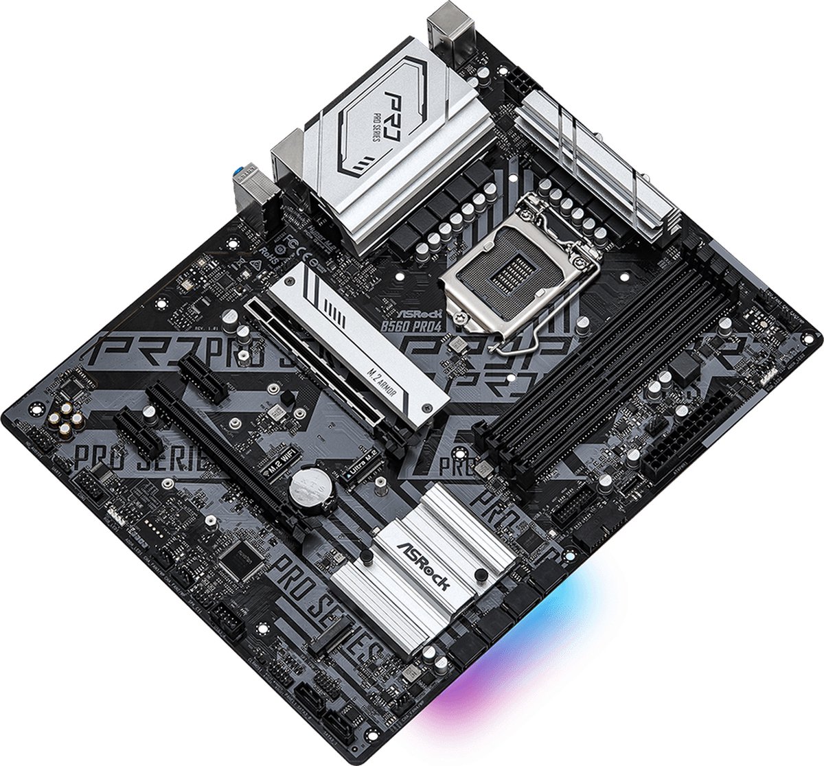 B560 Pro4 Intel LGA 1200 ATX DDR4 4800+(OC) Motherboard - afbeelding 3