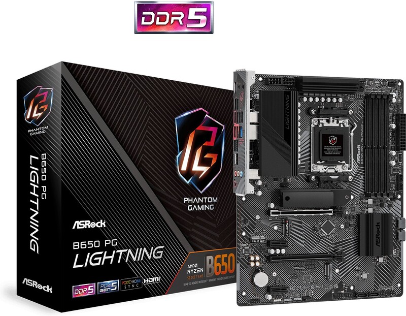 Asrock b650 pg lightning 5 orig - ASRock B650 PG LIGHTNING Moederbord