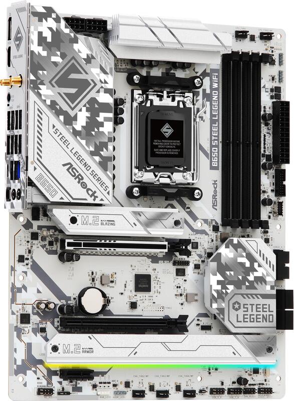 Asrock b650 steel legend wifi 2 orig - ASRock B650 Steel Legend WiFi Moederbord