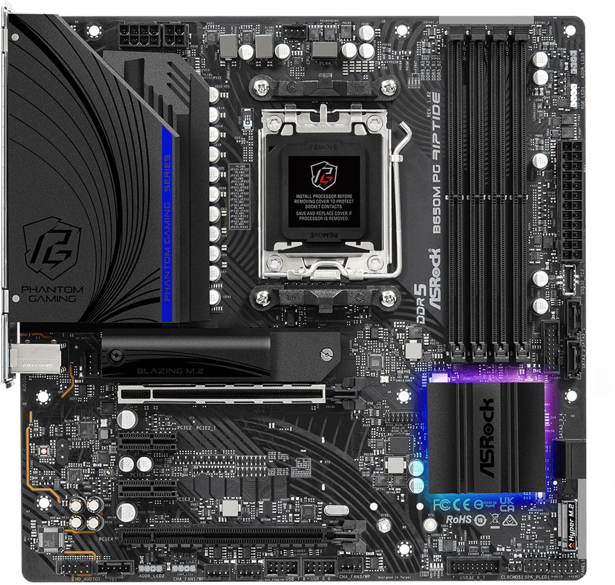 B650M PG Riptide Moederbord - afbeelding 5