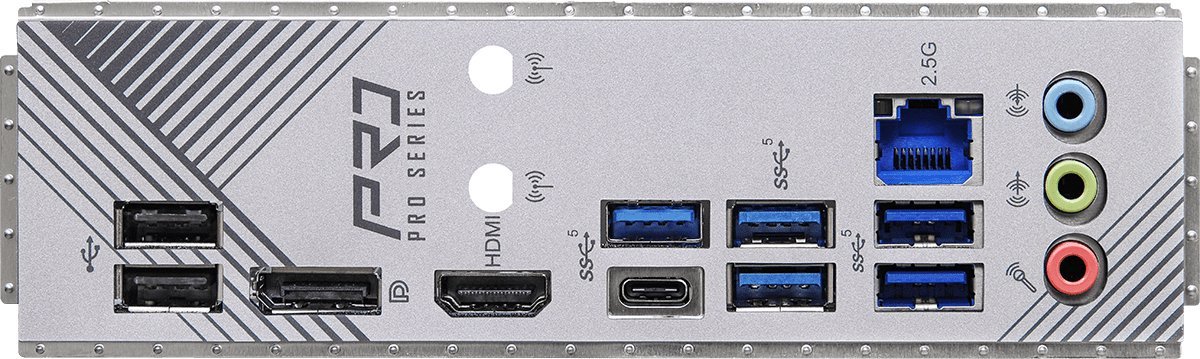 Asrock B760 Pro Rs/D4 Intel B760 Lga 1700 Atx moederbord - afbeelding 2