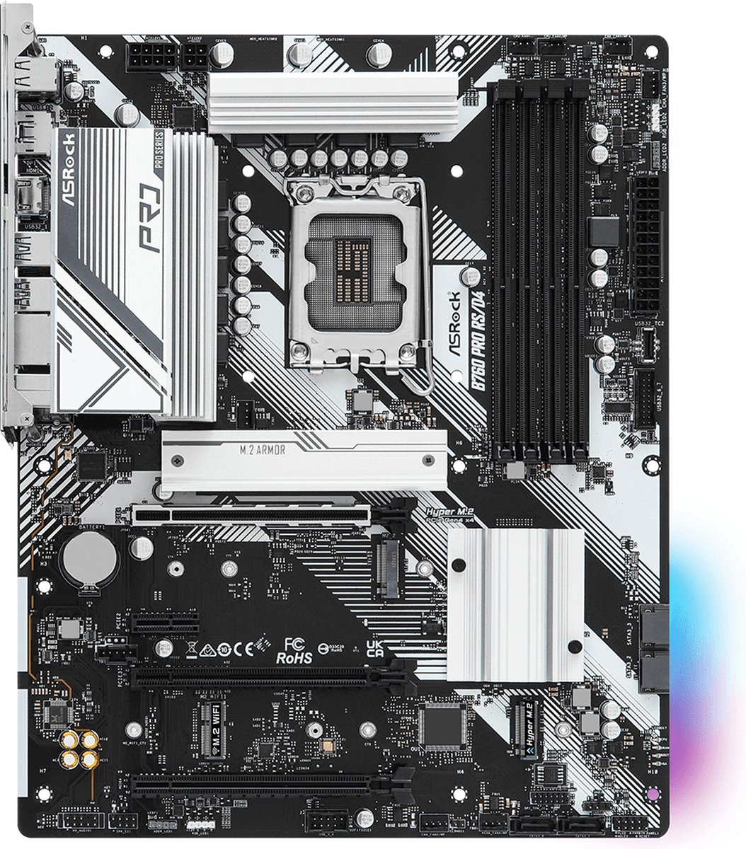 Asrock B760 Pro Rs/D4 Intel B760 Lga 1700 Atx moederbord - afbeelding 5