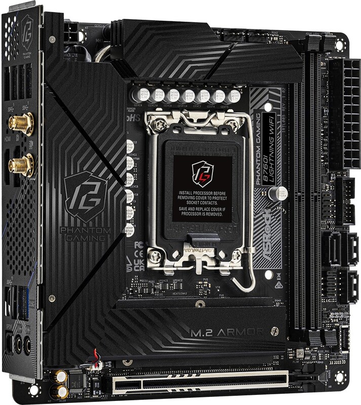Asrock b760i lightning wifi 2 orig - ASRock B760I Lightning WiFi Moederbord