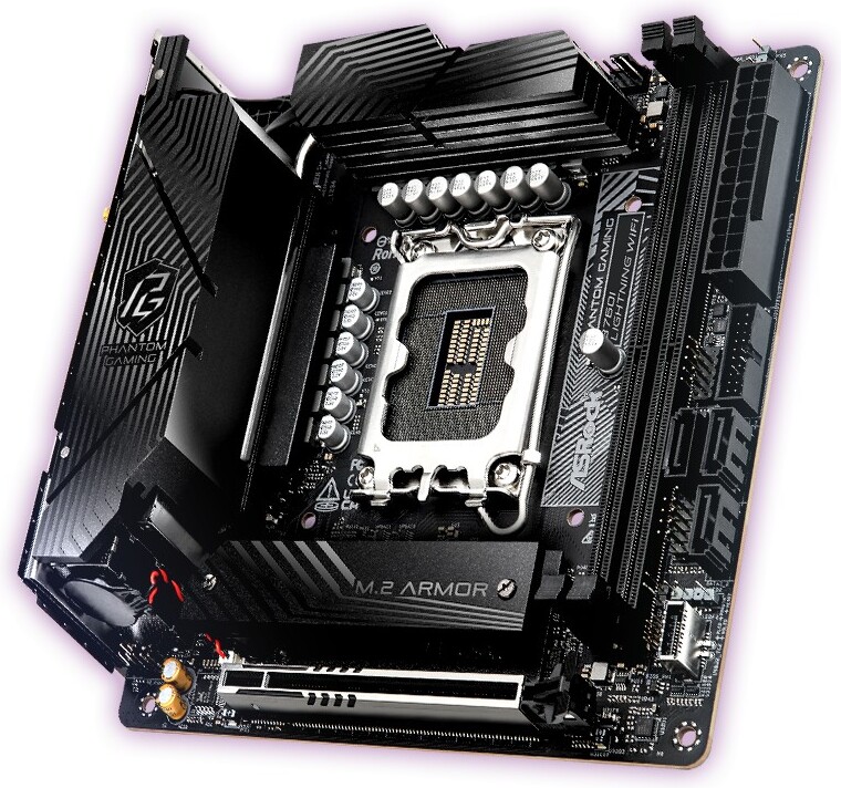 Asrock b760i lightning wifi 4 orig - ASRock B760I Lightning WiFi Moederbord