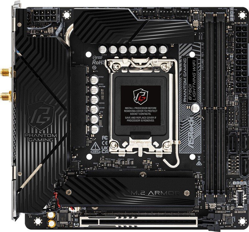 Asrock b760i lightning wifi - ASRock B760I Lightning WiFi Moederbord