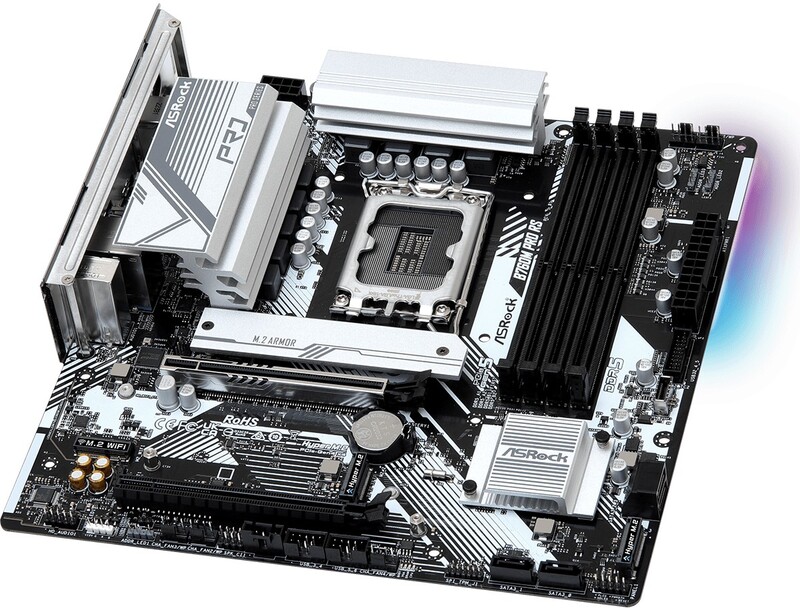 Asrock b760m pro rs moederbord micro 2 orig - ASRock B760M Pro RS Moederbord