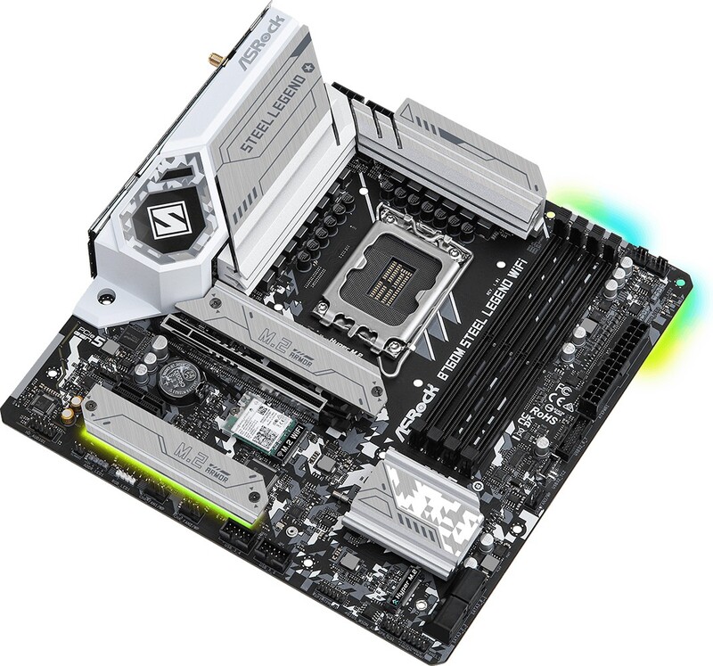Asrock b760m steel legend wifi moeder 3 orig - ASRock B760M Steel Legend WiFi Moederbord