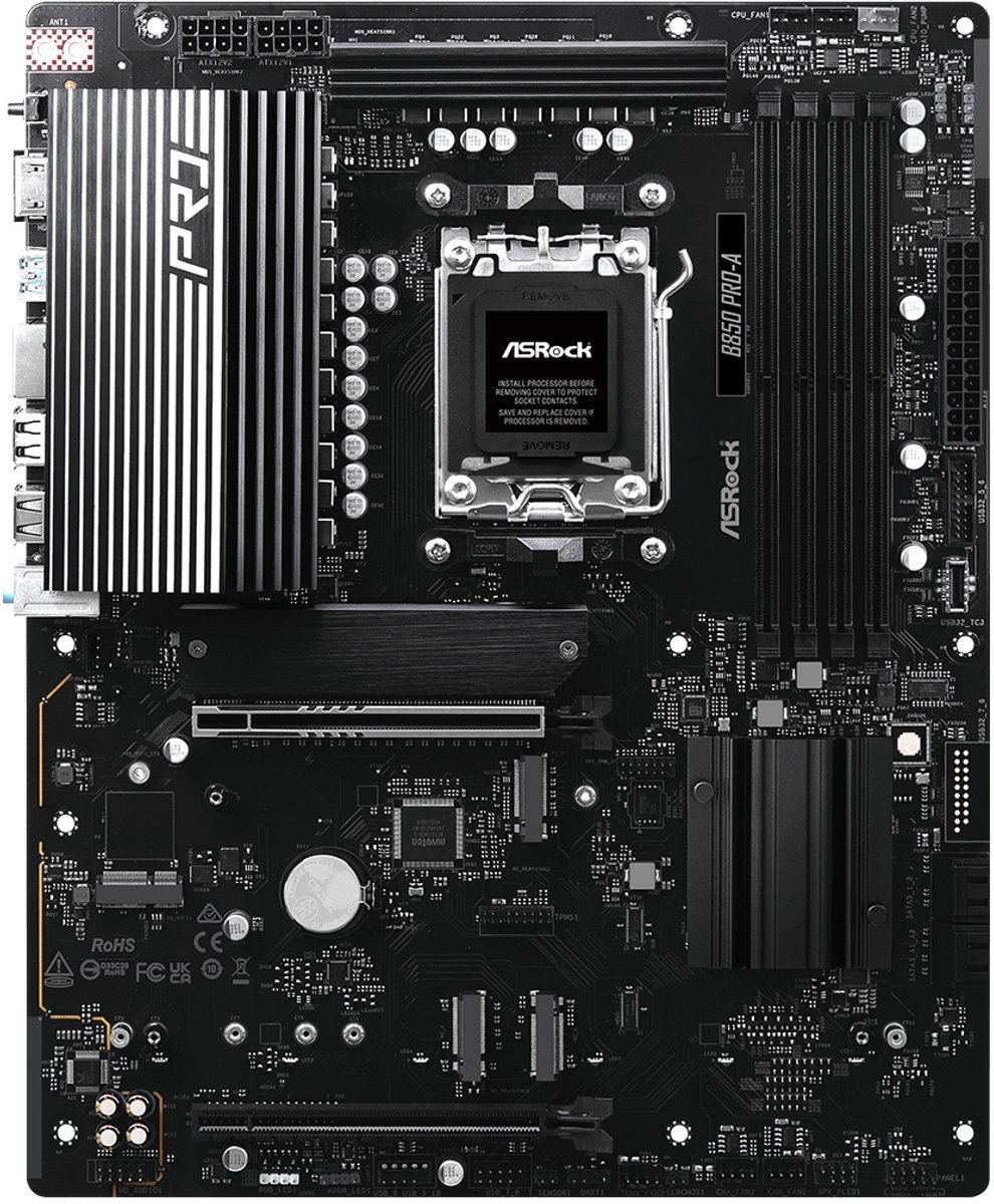 Asrock B850 Pro-A - Moederbord - Atx - Amd B850 - Socket Am5 - Ddr5 - Realtek - afbeelding 6