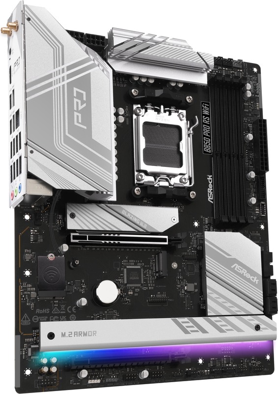 Asrock b850 pro rs wifi moederbord 2 orig - ASRock B850 Pro RS WiFi Moederbord