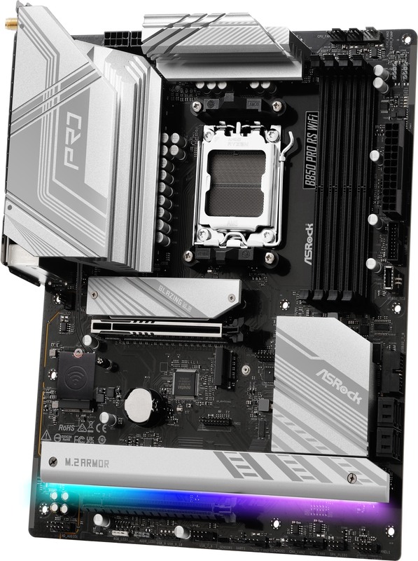 Asrock b850 pro rs wifi moederbord 3 orig - ASRock B850 Pro RS WiFi Moederbord