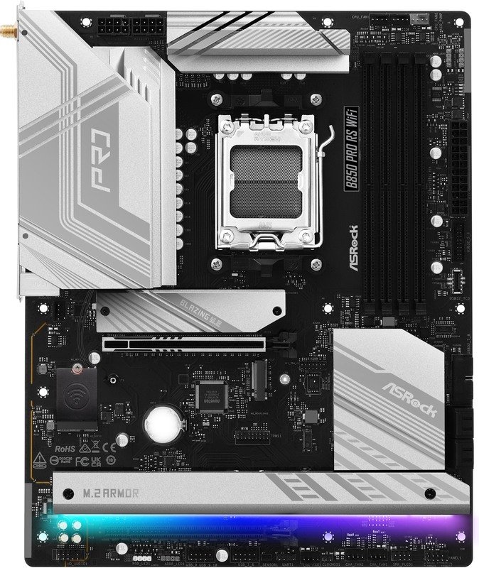 Asrock b850 pro rs wifi moederbord - ASRock B850 Pro RS WiFi Moederbord