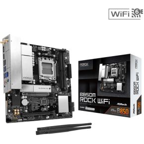 B850M Rock WiFi Moederbord (Black/Grey) - afbeelding 5