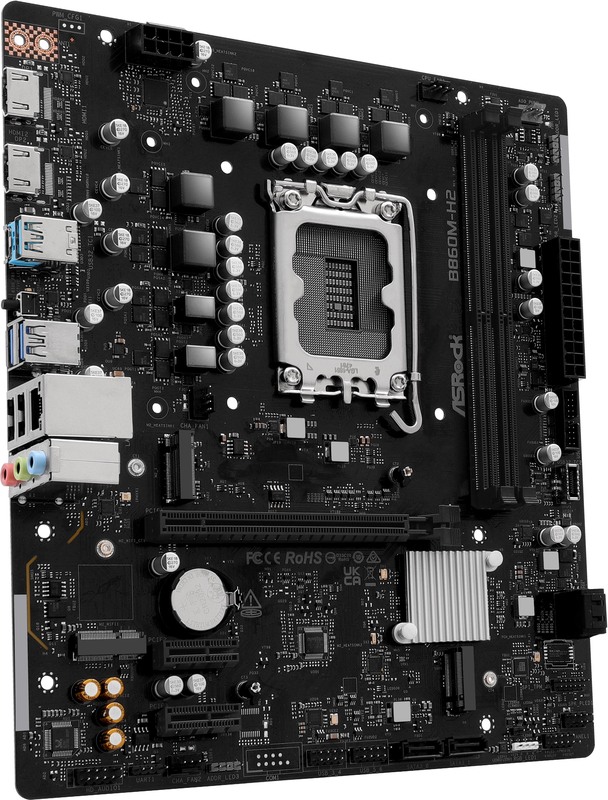 Asrock b860m h2 2 orig - ASRock B860M-H2 Moederbord