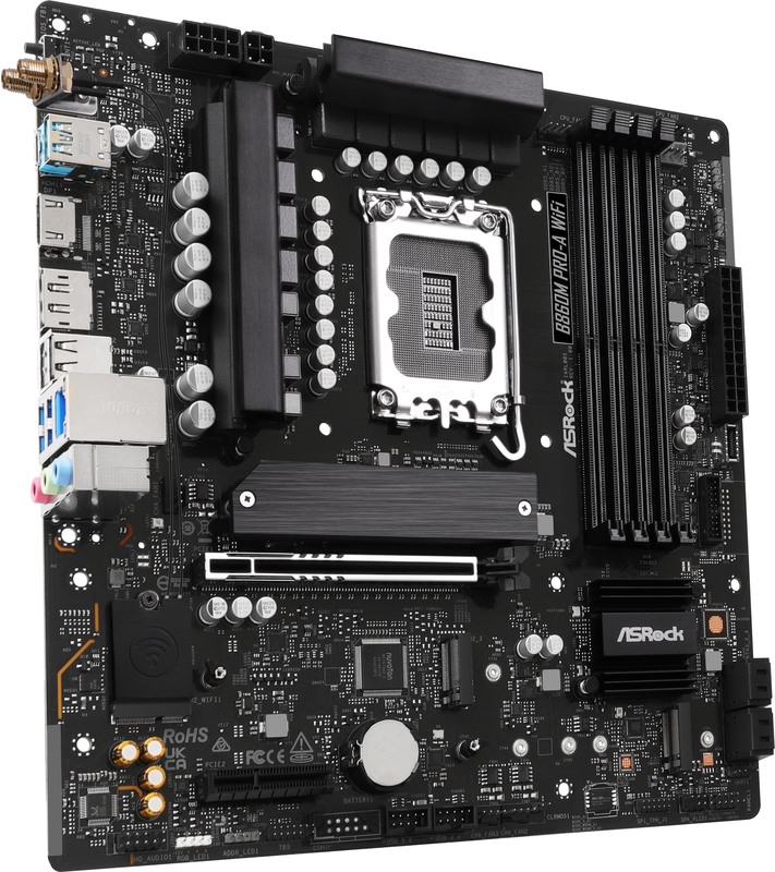 Asrock b860m pro a wifi 2 orig - ASRock B860M Pro-A WiFi Moederbord