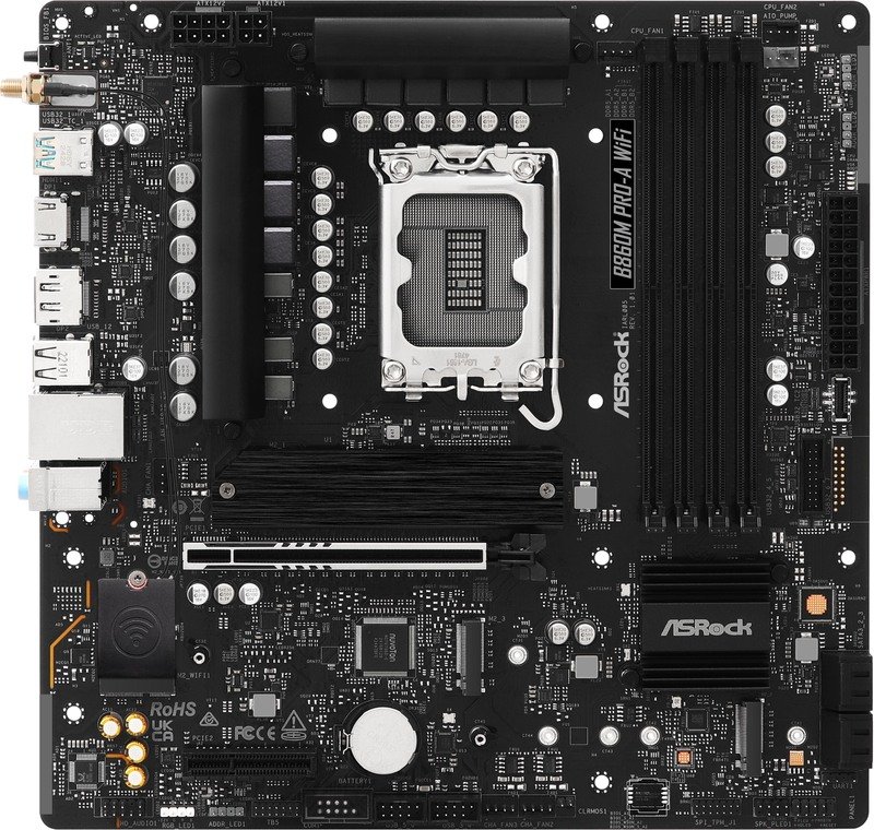 Asrock b860m pro a wifi - ASRock B860M Pro-A WiFi Moederbord