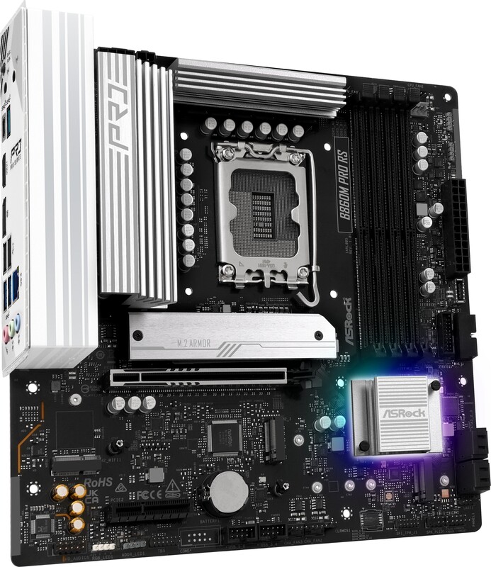 Asrock b860m pro rs intel b860 lga 2 orig - ASRock B860M Pro RS Moederbord