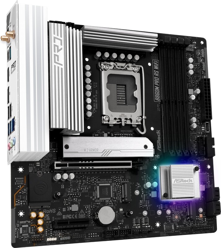 Asrock b860m pro rs wifi intel b860 2 orig - ASRock B860M Pro RS WiFi Moederbord
