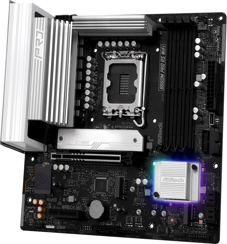 Asrock b860m pro rs wifi intel b860 3 orig - ASRock B860M Pro RS WiFi Moederbord