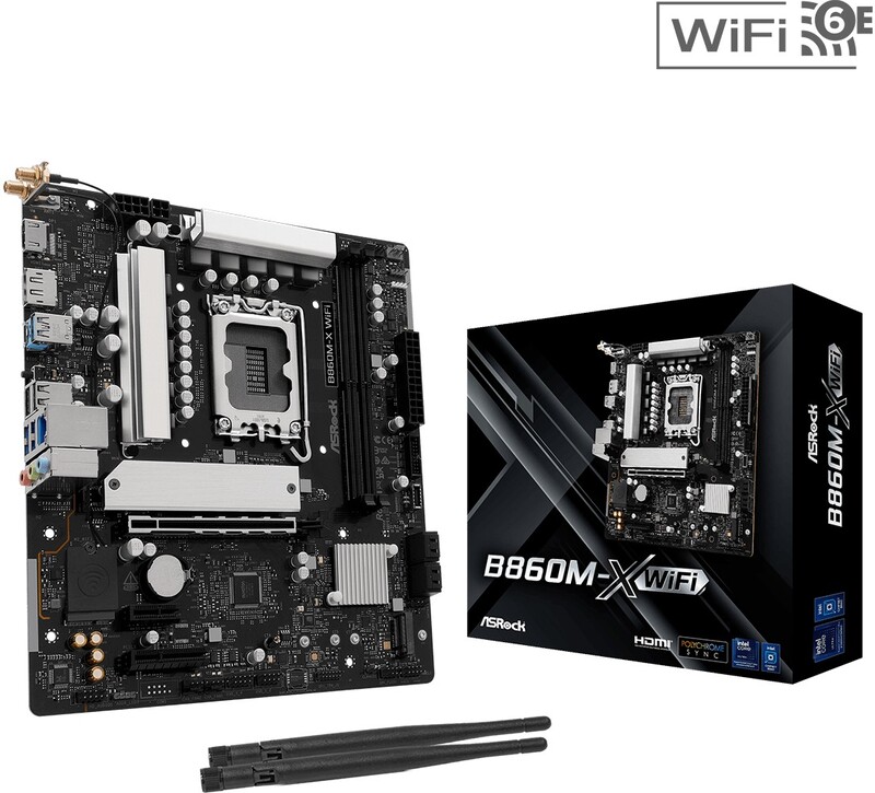 Asrock b860m x gen5 wifi 5 orig - ASRock B860M-X Gen5 WiFi Moederbord