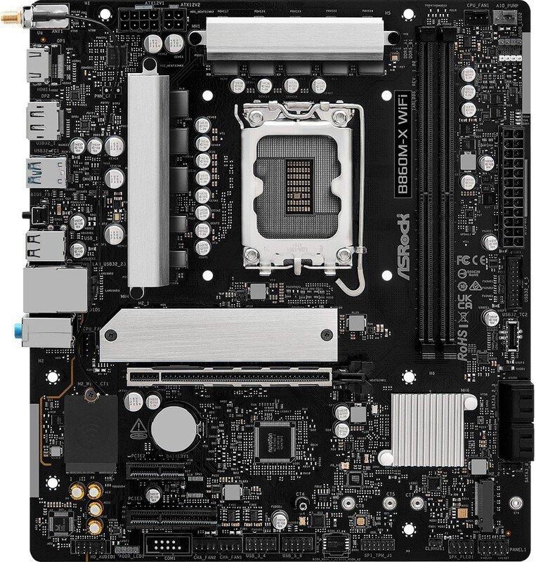 Asrock b860m x gen5 wifi - ASRock B860M-X Gen5 WiFi Moederbord