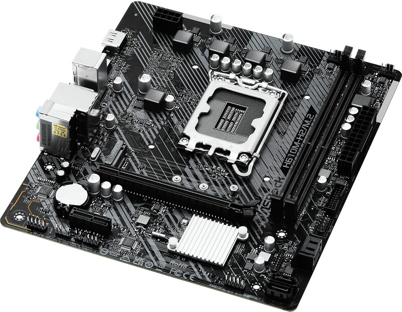 Asrock h610m h2 m 2 socket lga 3 orig - ASRock H610M-H2/M.2 Moederbord