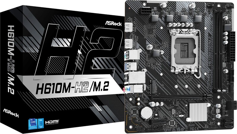 Asrock h610m h2 m 2 socket lga 5 orig - ASRock H610M-H2/M.2 Moederbord