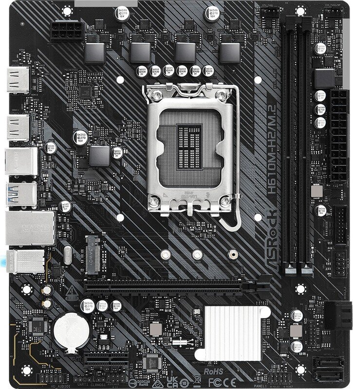 Asrock h610m h2 m 2 socket lga - ASRock H610M-H2/M.2 Moederbord