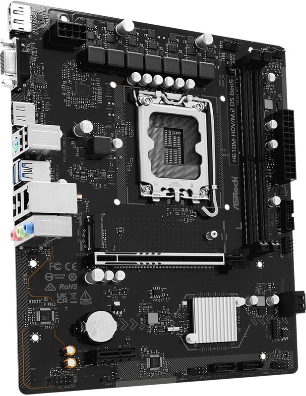 Asrock h610m hdv m 2 d5 2 orig - ASRock H610M-HDV/M.2+ D5 Motherboard