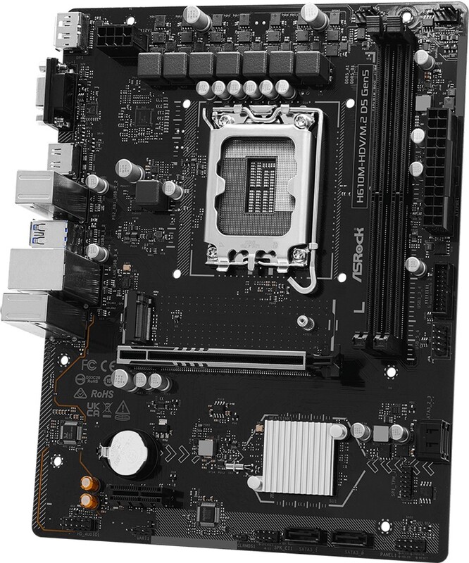 Asrock h610m hdv m 2 d5 3 orig - ASRock H610M-HDV/M.2+ D5 Motherboard