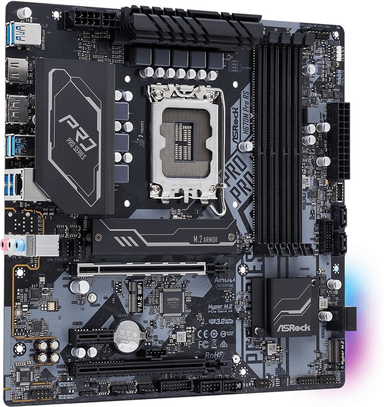 Asrock h670m pro rs 2 orig - ASRock H670M Pro RS Moederbord