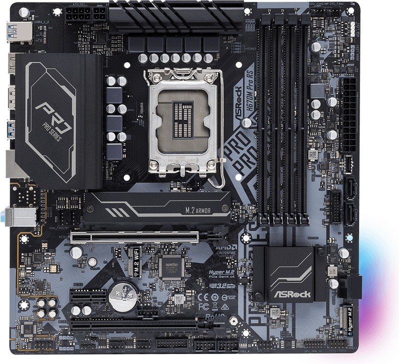 Asrock h670m pro rs - ASRock H670M Pro RS Moederbord