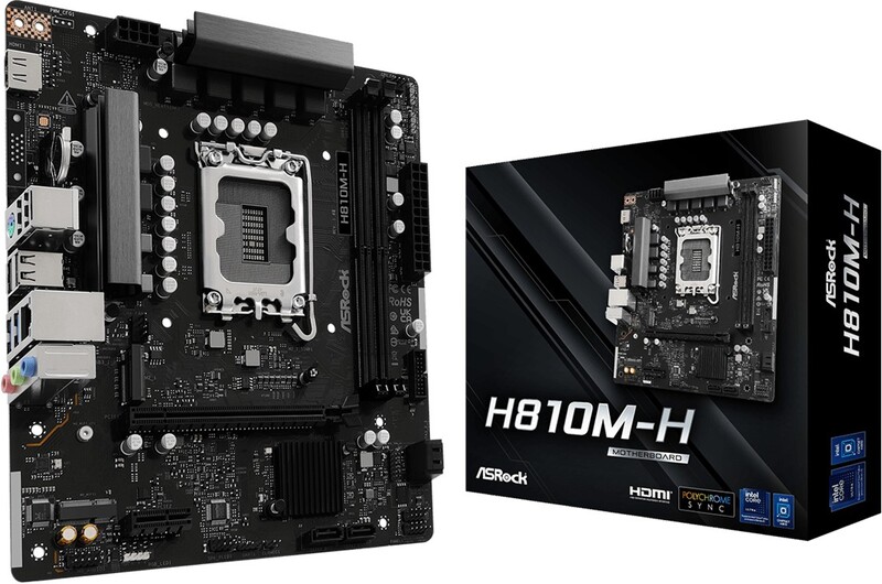 Asrock h810mh microatx moederbord int 5 orig - ASRock H810M-H Moederbord