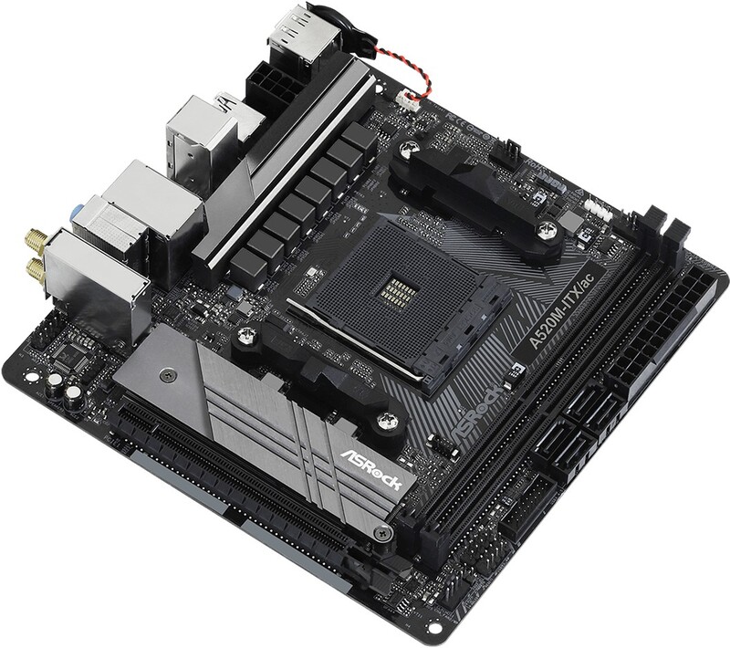 Asrock moederbord a520m itx ac voor a 3 orig - ASRock A520M-ITX/ac Moederbord