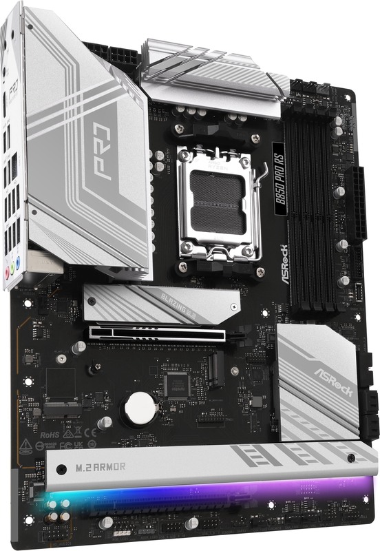 Asrock moederbord voor amd b850 am5 d 2 orig - ASRock B850 Pro RS Moederbord