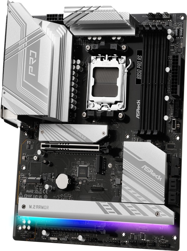 Asrock moederbord voor amd b850 am5 d 3 orig - ASRock B850 Pro RS Moederbord