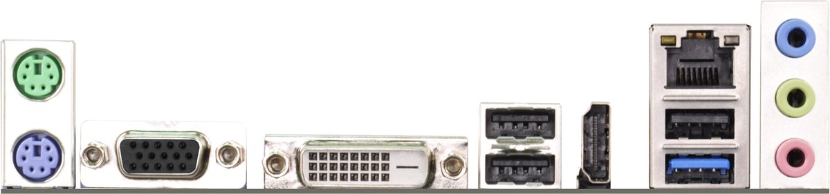 Asrock Q1900M moederbord - afbeelding 4