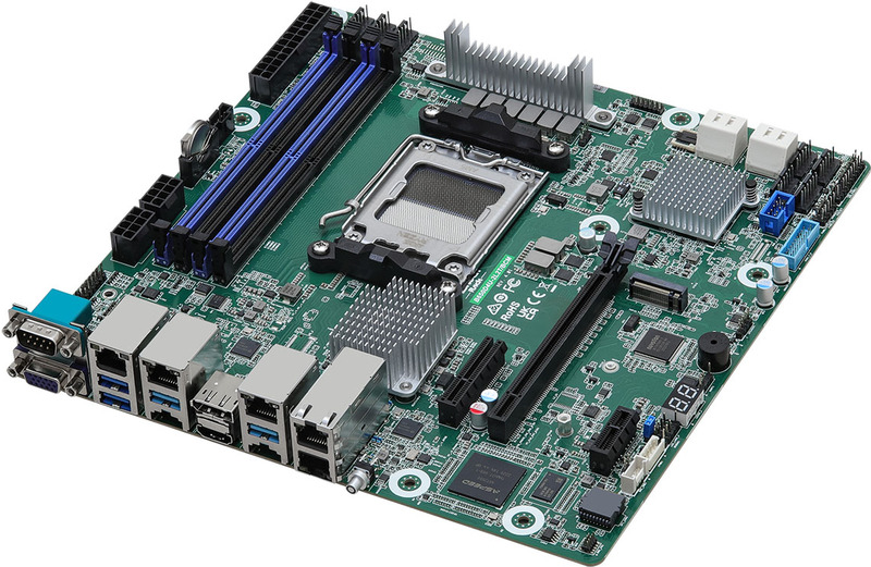 Asrock rack b650d4u 2l2t bcm 2 orig - ASRock Rack B650D4U-2L2T/BCM Moederbord (zwart)
