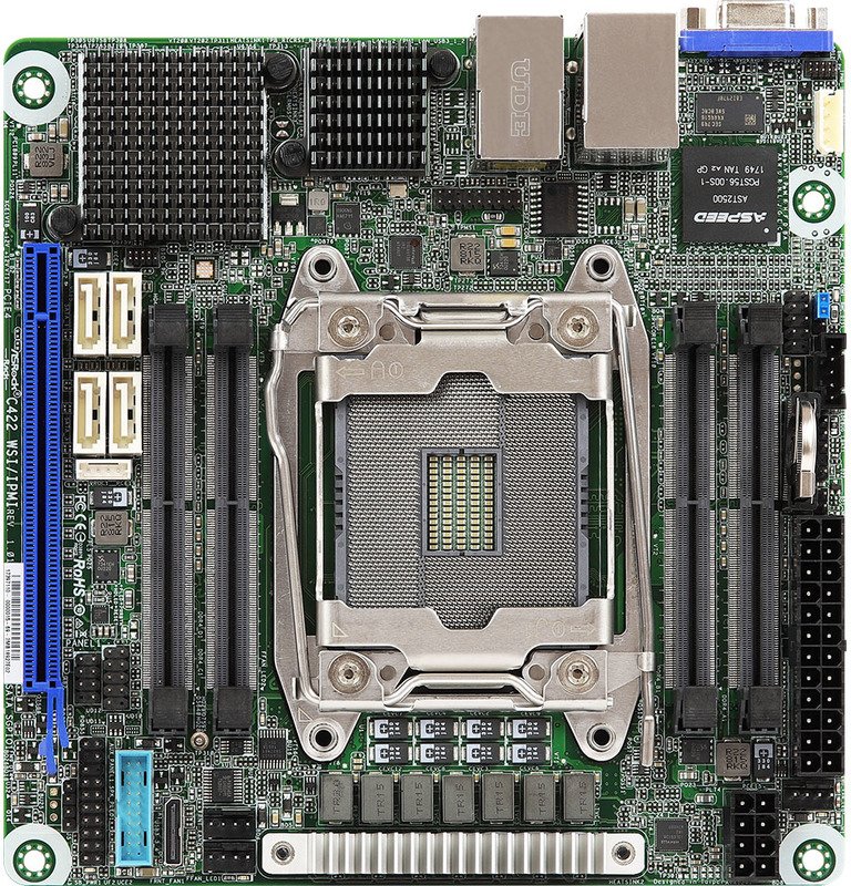 Asrock rack c422 wsi ipmi - ASRock Rack C422 WSI/IPMI Moederbord