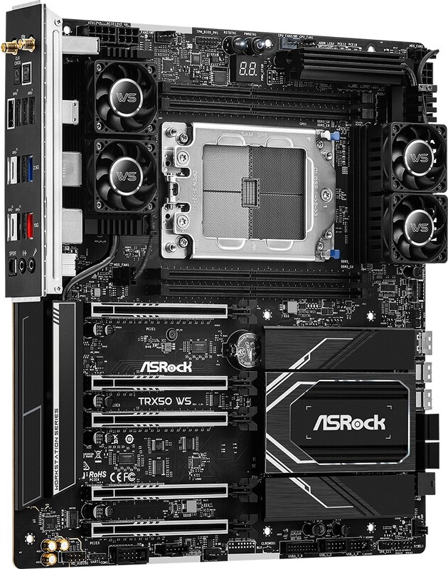 Asrock trx50 ws 3 orig - ASRock TRX50 WS Moederbord