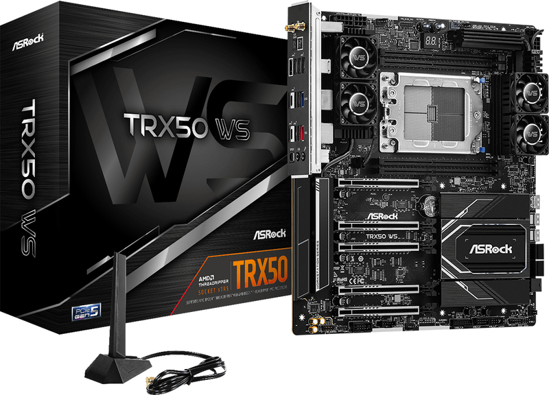 Asrock trx50 ws 5 orig - ASRock TRX50 WS Moederbord