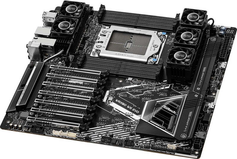 Asrock wrx90 serie moederbord zaandst 3 orig - ASRock WRX90 WS EVO Moederbord