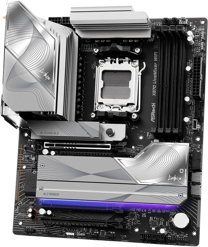 Asrock x870 livemixer wifi 3 orig - ASRock X870 LiveMixer WiFi Moederbord