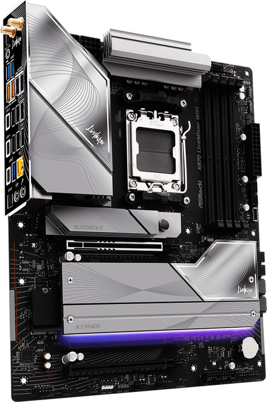 Asrock x870 livemixer wifi 4 orig - ASRock X870 LiveMixer WiFi Moederbord